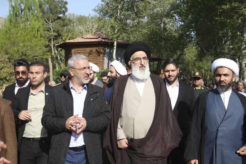 حضور جهادگونه بانوان محجبه در جشنواره باغ لاله ها